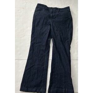 Anthropology The Essential Trouser Jeans Womens Waist Size 10 Wide Leg
